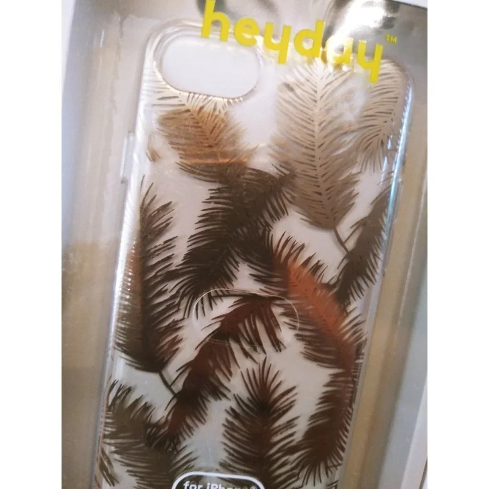 Heyday Apple iPhone 6/7/8 Case Rose Gold‎ Feathers